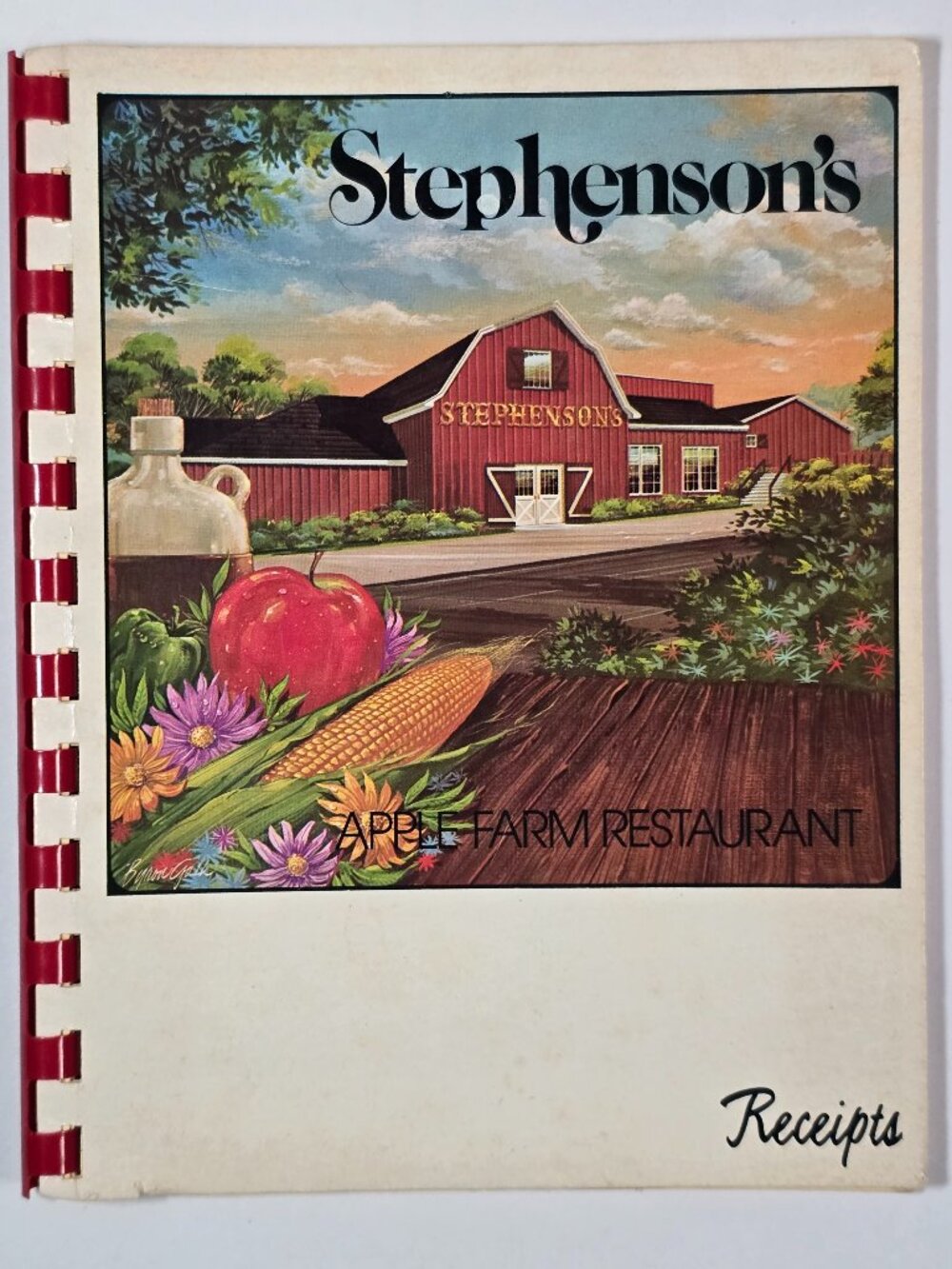 Stephenson's Apple Farm Restaurant Recipe Receipts Fifth Print 1973